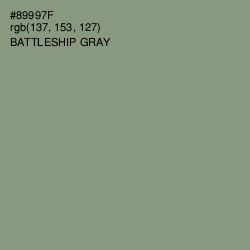 #89997F - Battleship Gray Color Image